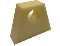 Опора трапеция 100(48)*75*30 одно отверстие ф30 (капролон) (L-329)